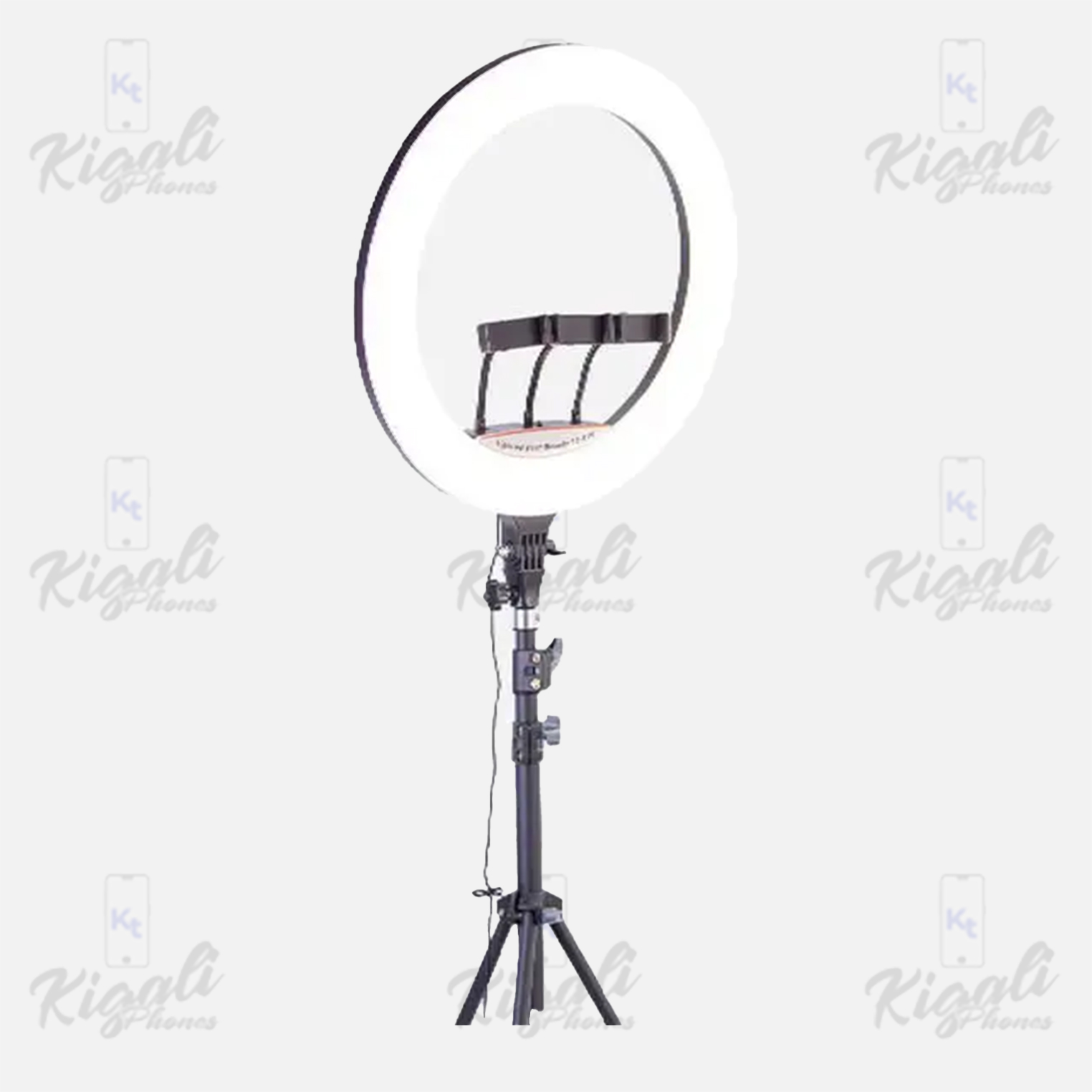 18 inches with Stand, 65W Big Adjustable 3200-5500K LED Ringlight with Ultra-wide Lighting Area for